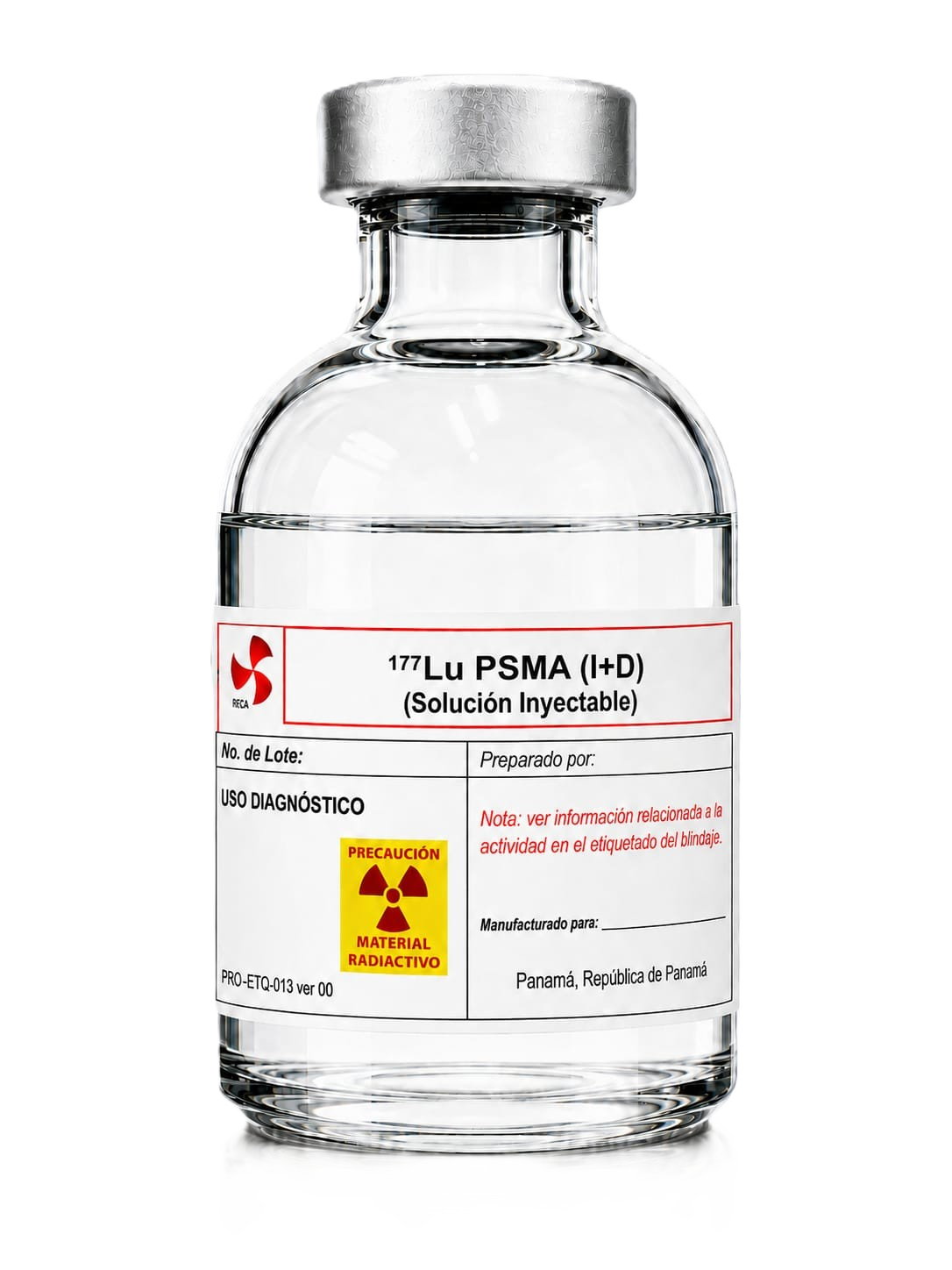 Frasco de 177Lu PSMA (I+D)
